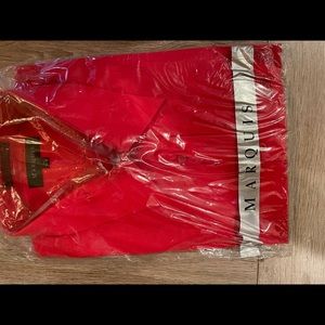 Red long sleeve men shirt 18 1/2 (34-35)